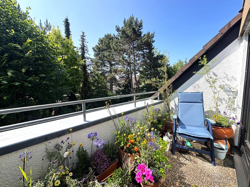 sonniger Balkon