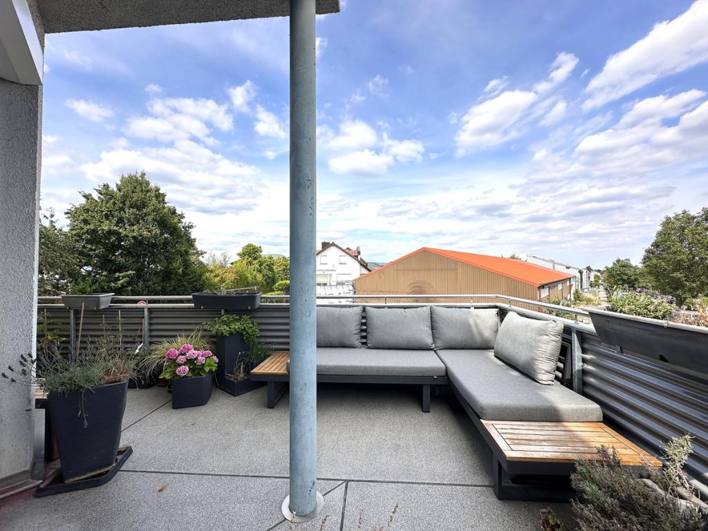 gemütlicher Balkon
