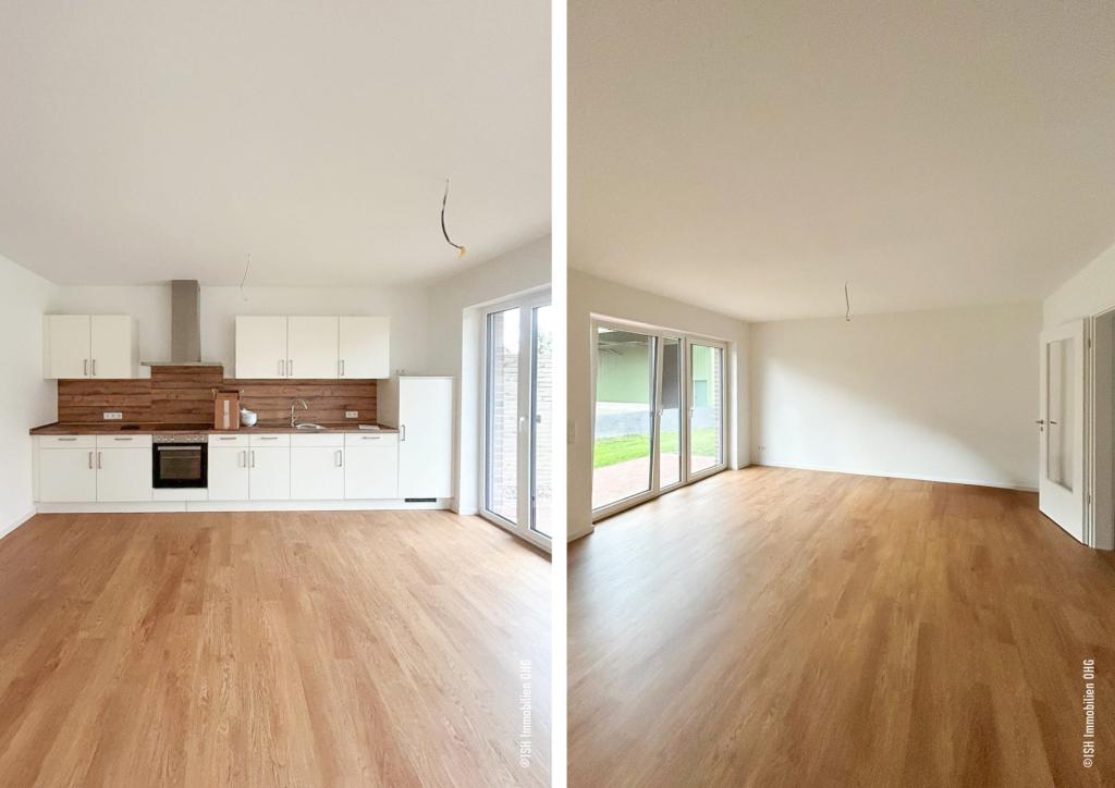 Jung wohnen im Alten Land! Traumhafte 4-Zi-EG-Wohnung mit schönem Feldblick - Photo 1
