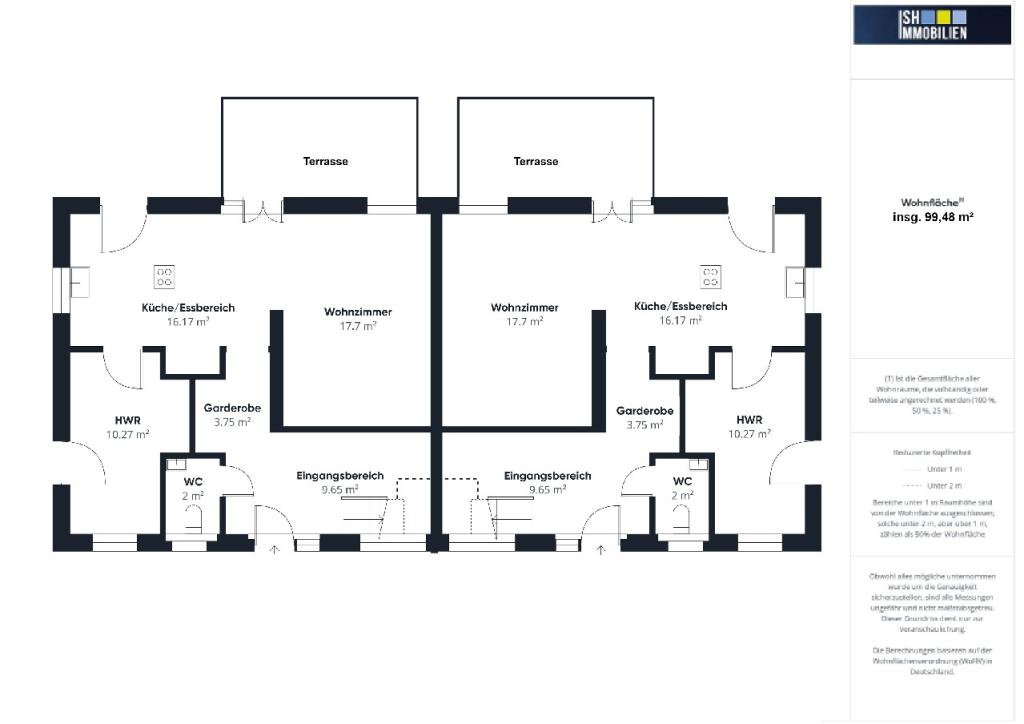 Grundriss EG gesamtes Haus