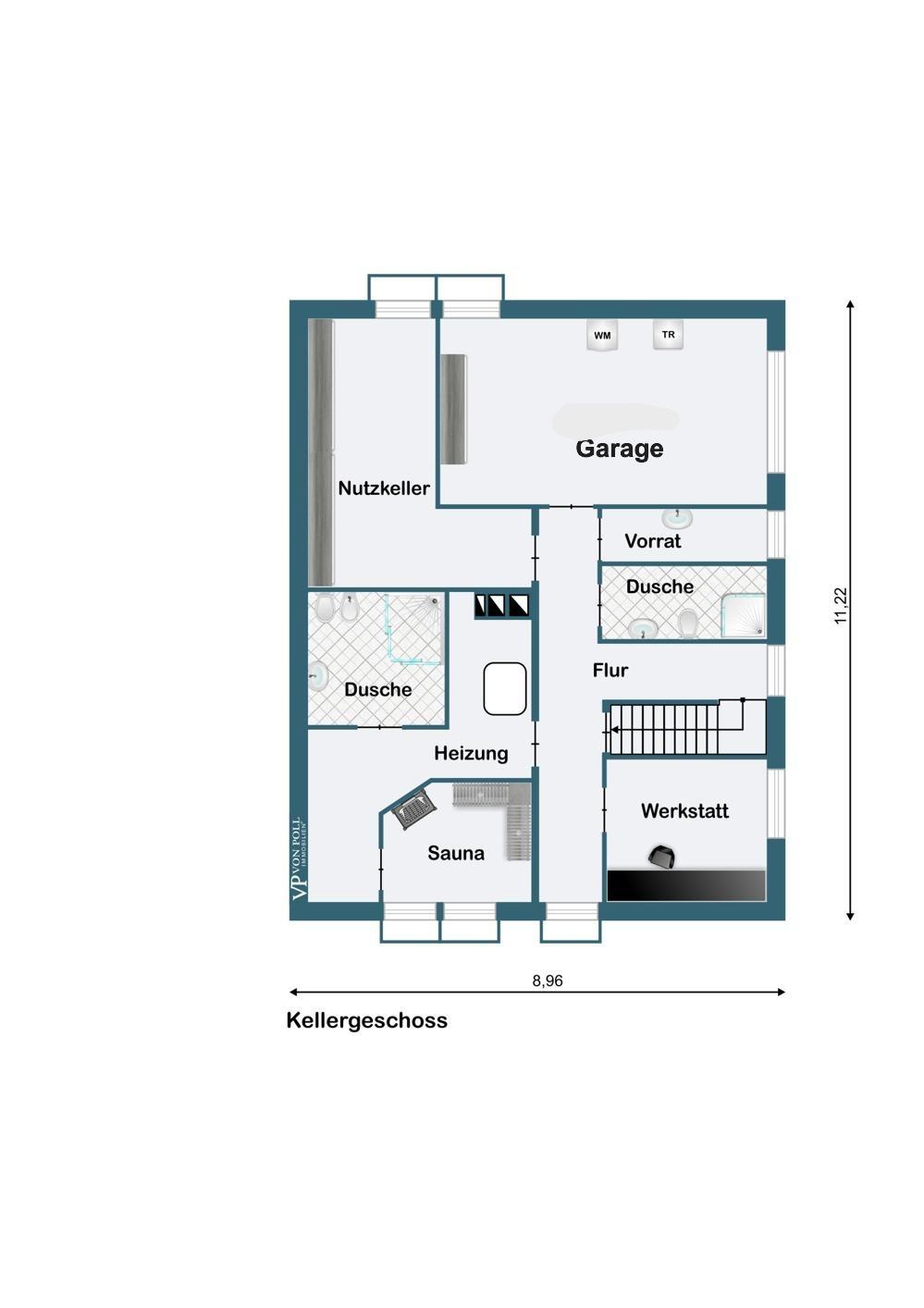 Grundriss Keller