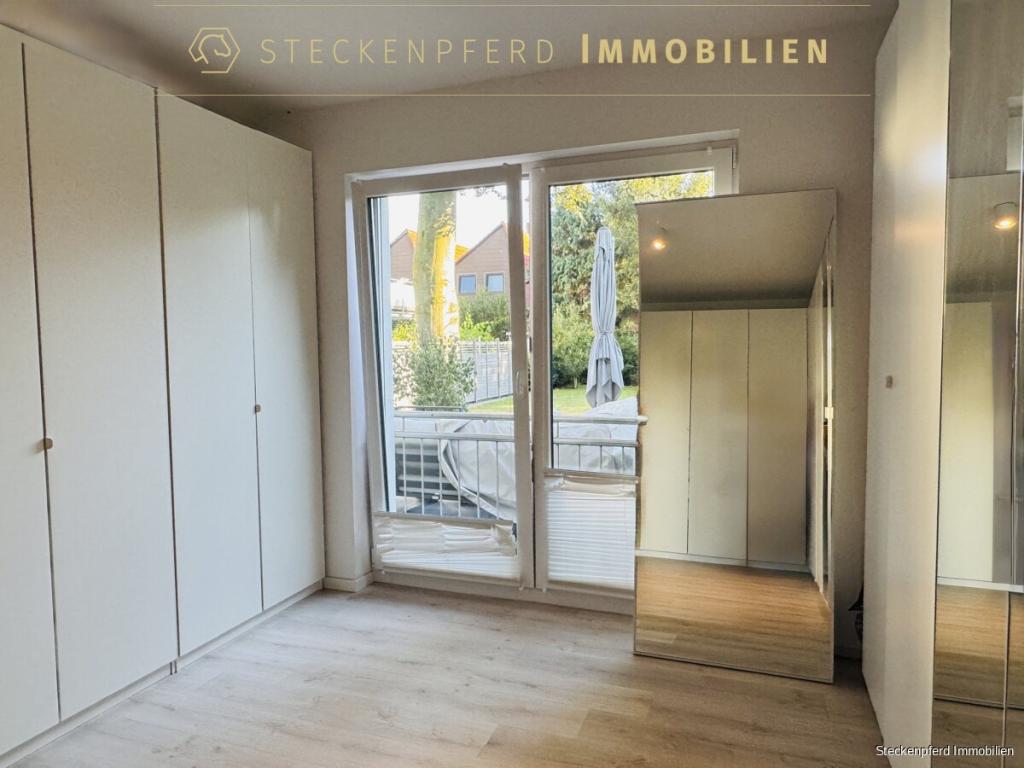 Gartenseitiges Schlafzimmer