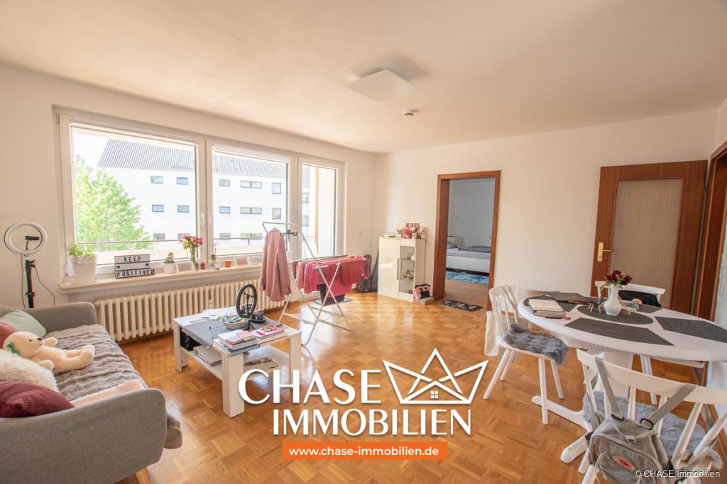 Wohnzimmer mit Balkon