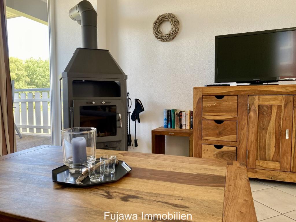 Wohnbereich mit Kamin