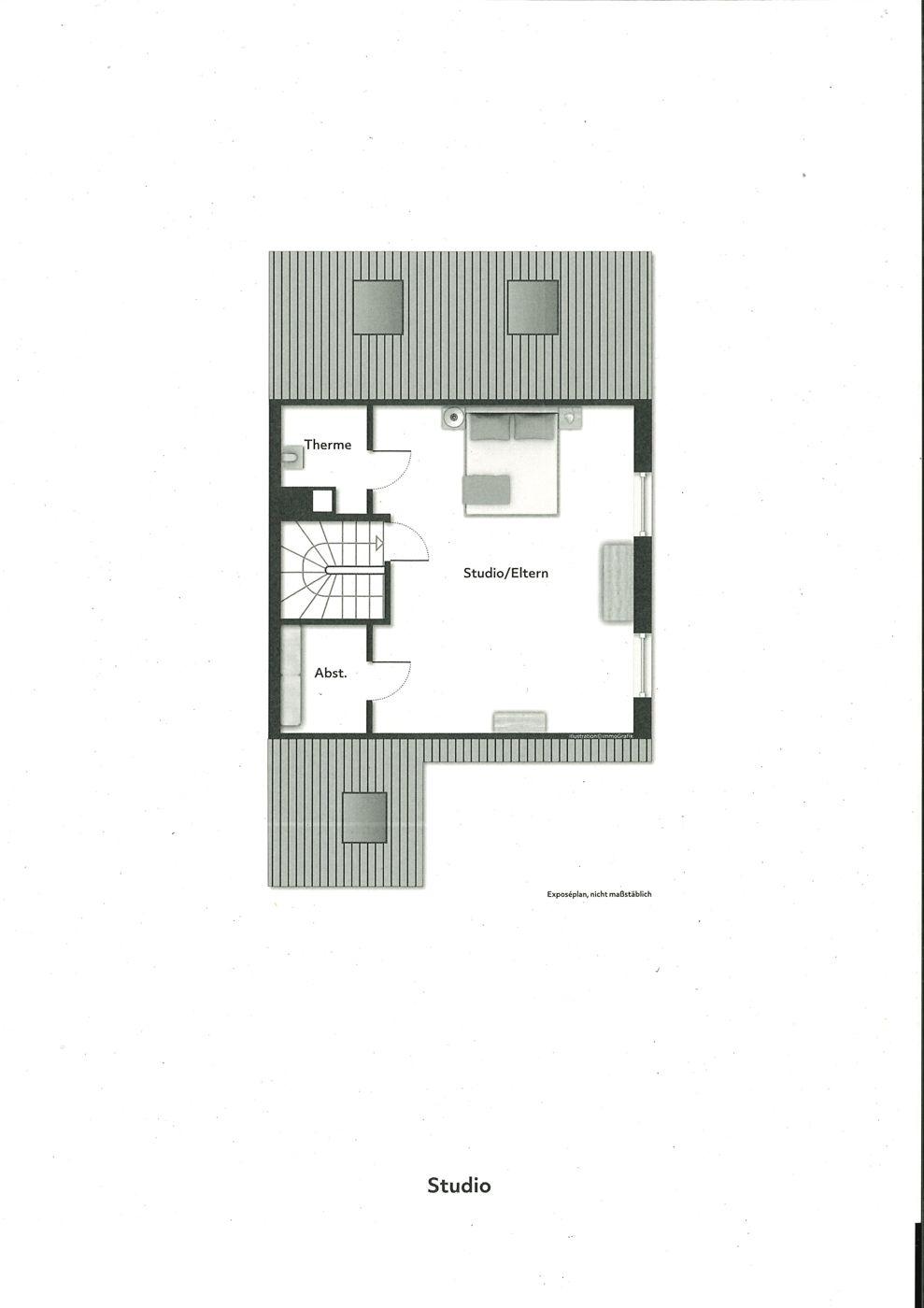Grundriss Studio 2FH