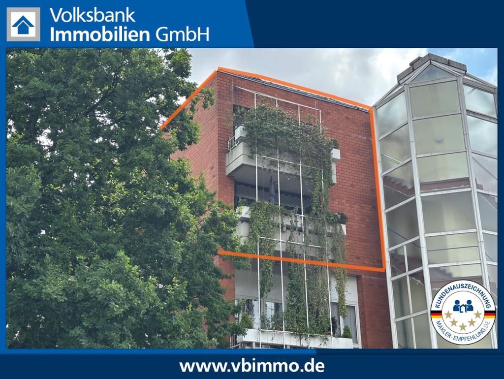 Ansicht mit Treppenhaus Aufzug 