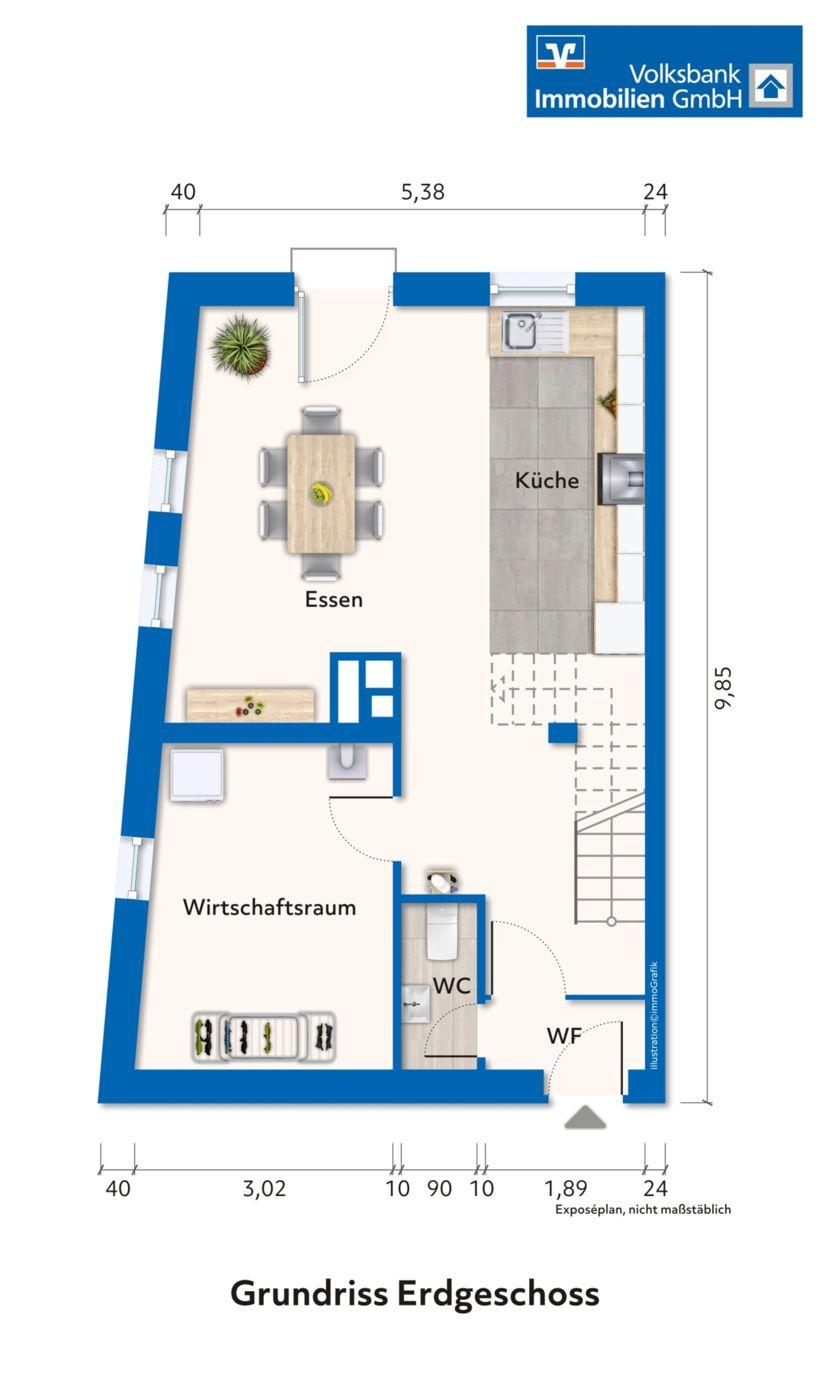 Grundriss Erdgeschoss