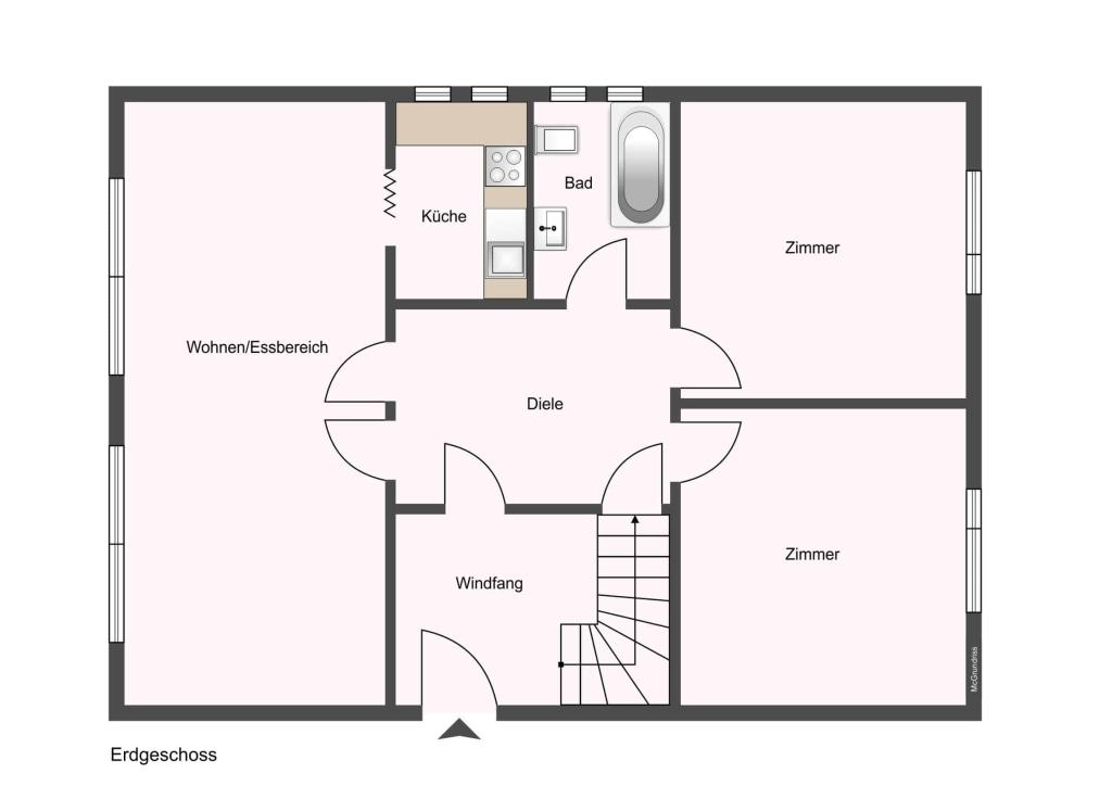 Grundriss Erdgeschoss