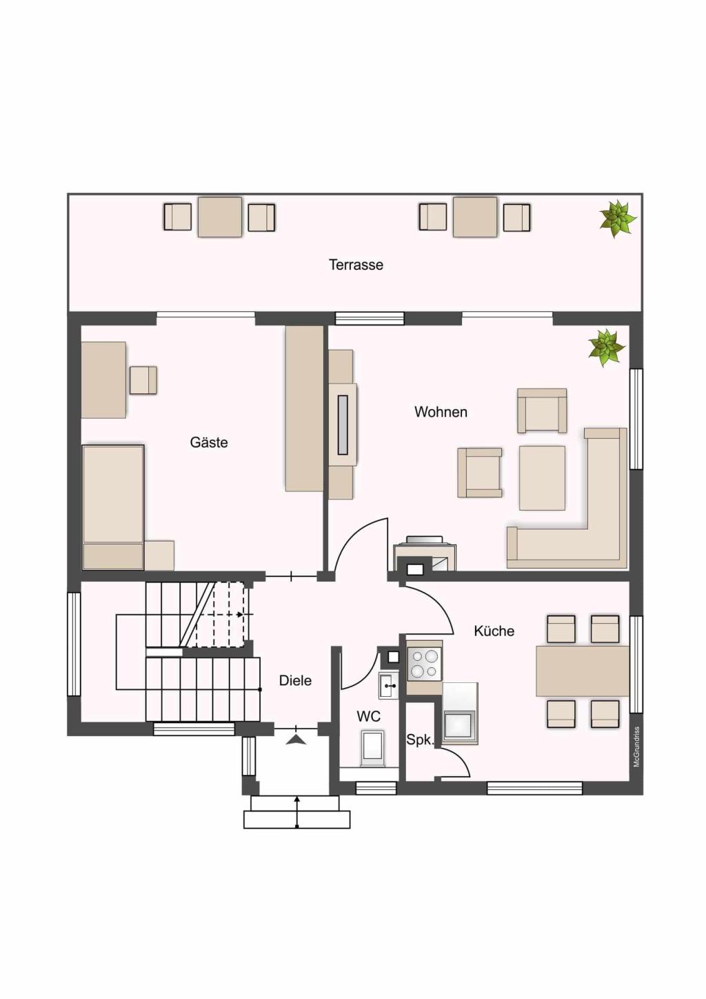 Grundriss Erdgeschoss
