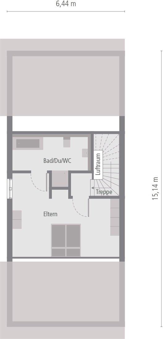 Grundriss Spitzboden