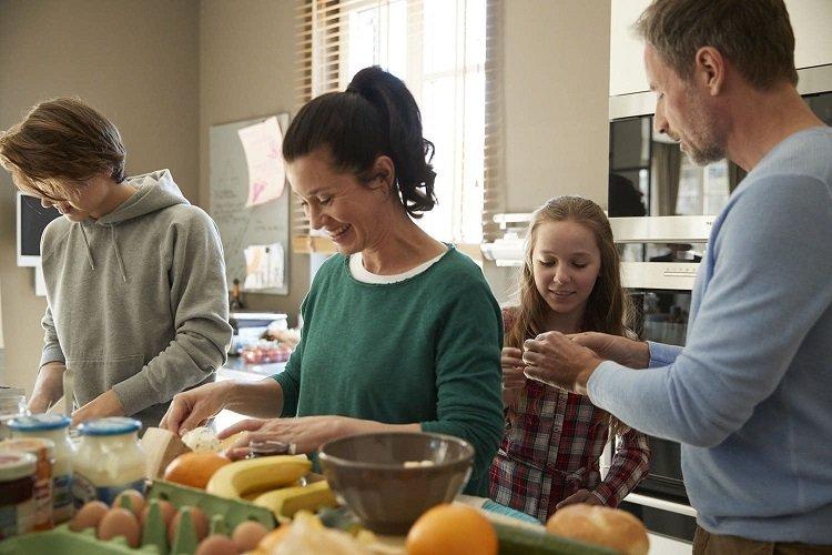 Das Beste am Tag, ein gemeinsames Frühstück