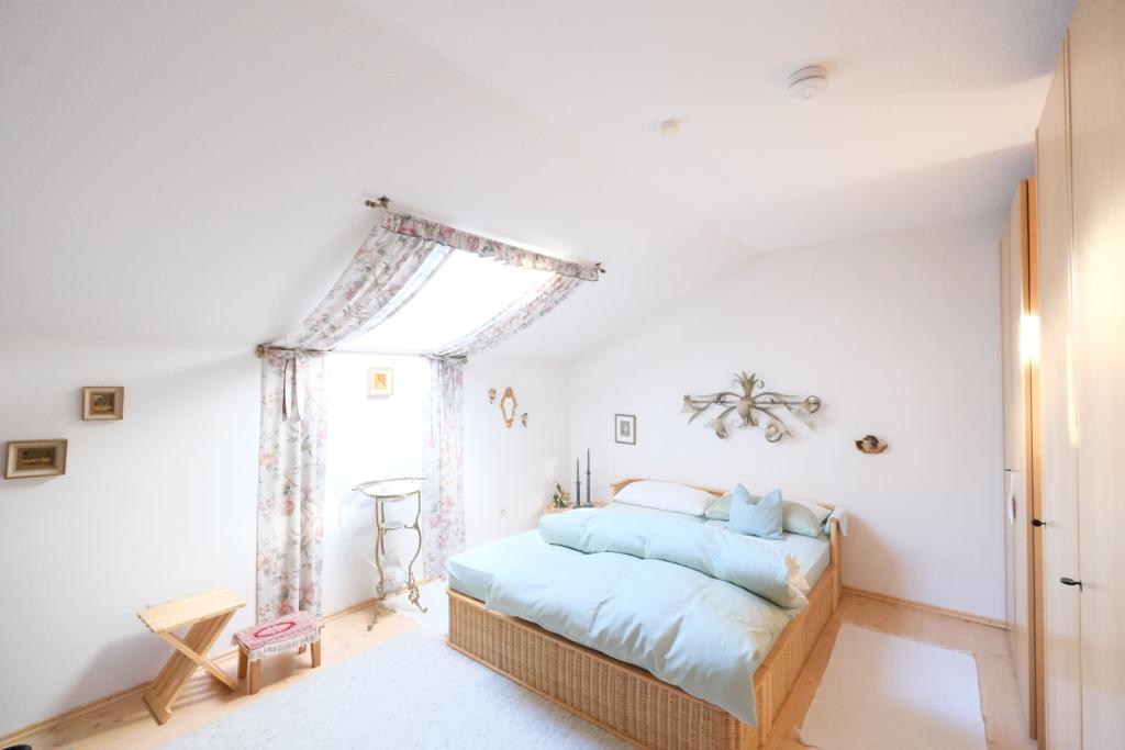 Das Schlafzimmer im Dachgeschoss