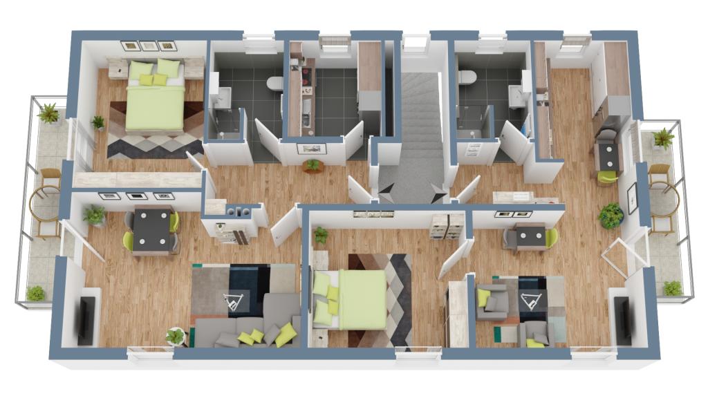 Grundriss OG 3D
