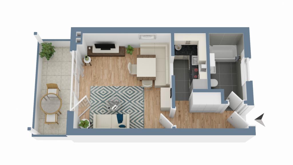 unverbindlicher Grundriss 3D