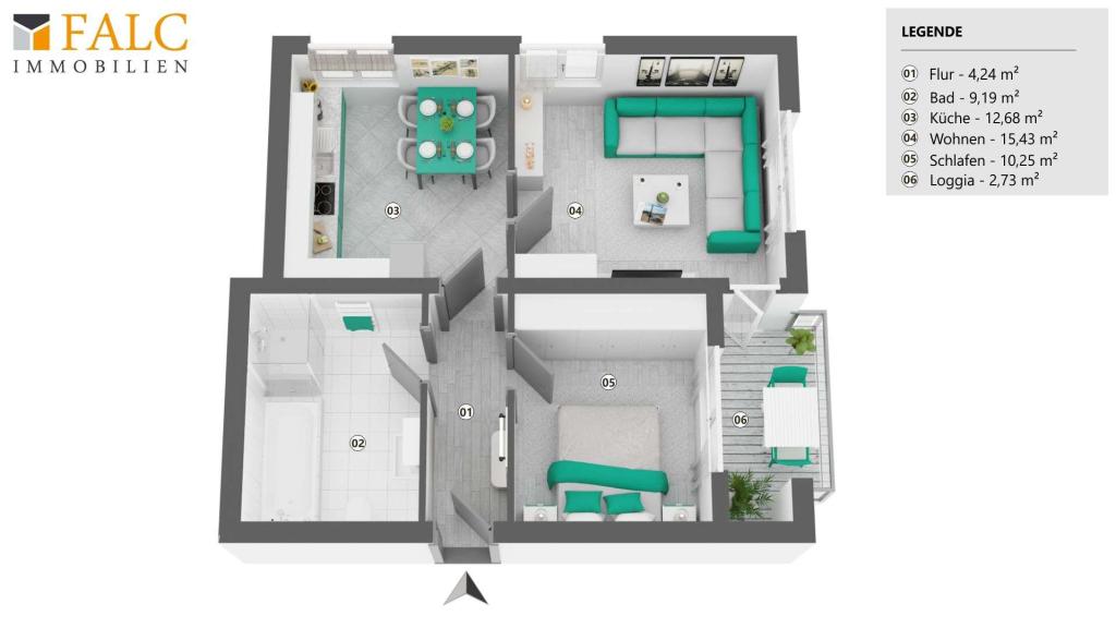 Modernes Apartment im Bremer Bahnhofsviertel – Voll möbliert und sofort bezugsbereit - Photo 3
