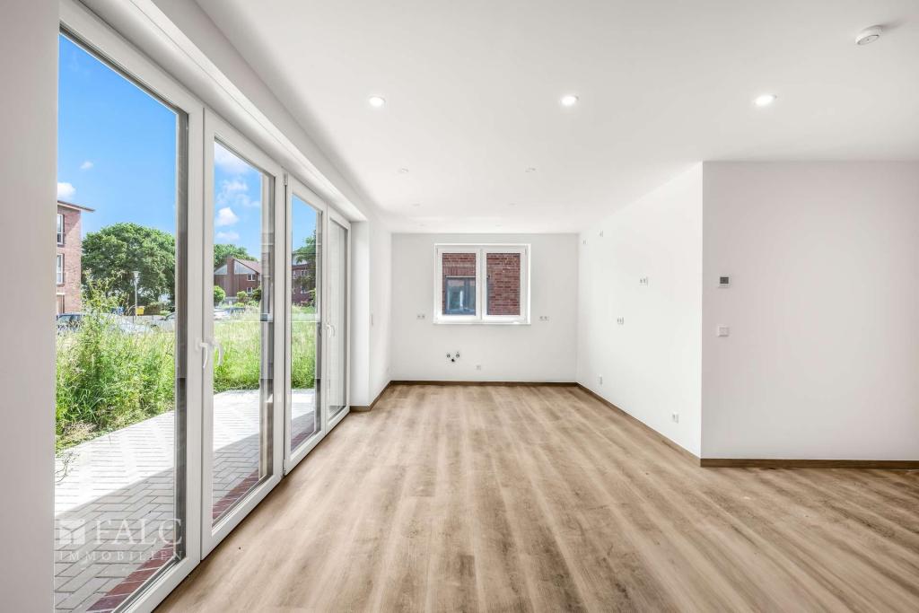 Neubau-Erstbezug Moderne 3-Zimmer-Erdgeschosswohnung mit Terrasse & Stellplatz - Photo 1