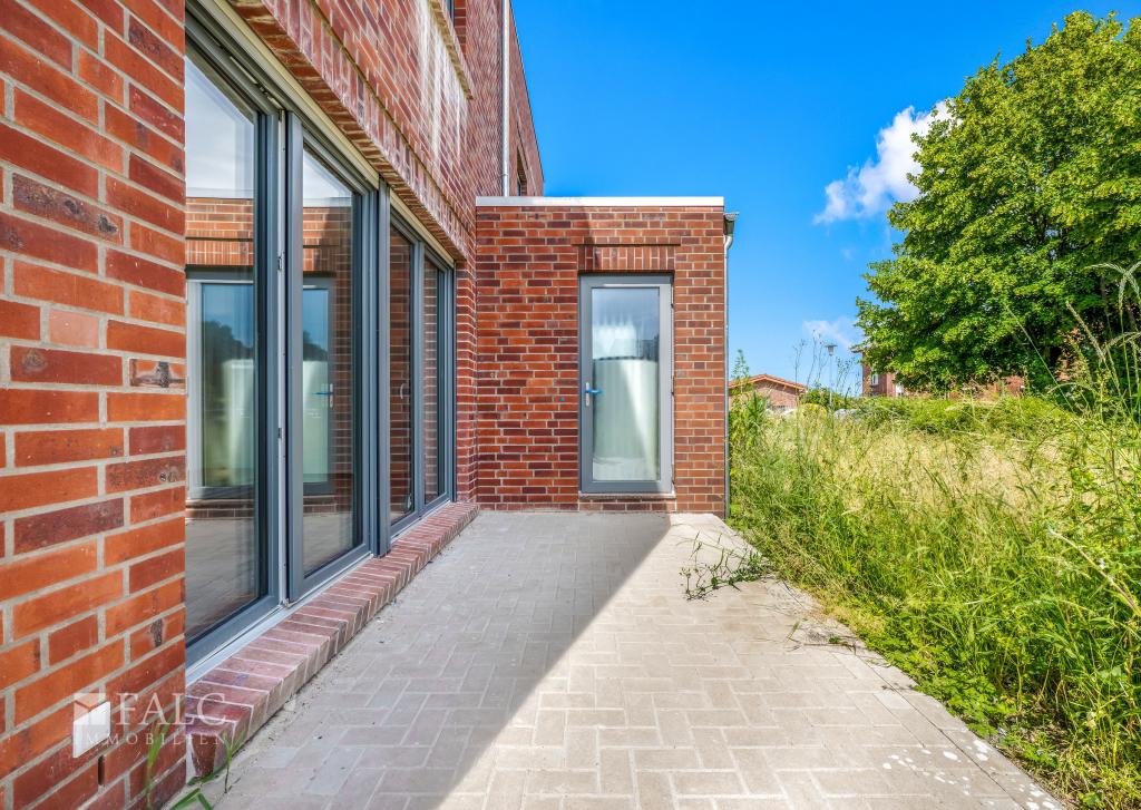 Neubau-Erstbezug Moderne 3-Zimmer-Erdgeschosswohnung mit Terrasse & Stellplatz - Emden-Borssum - Foto 4