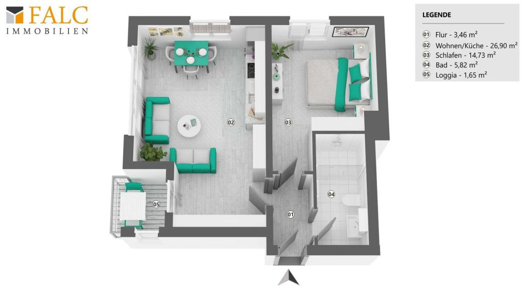 Modernes Apartment im Bremer Bahnhofsviertel – Voll möbliert und sofort bezugsbereit - Photo 1