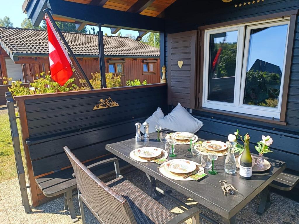Sitzbereich auf der Terrasse