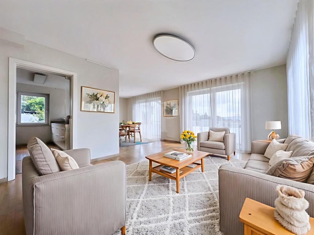 Wohn-Essbereich OG (digitales Staging)