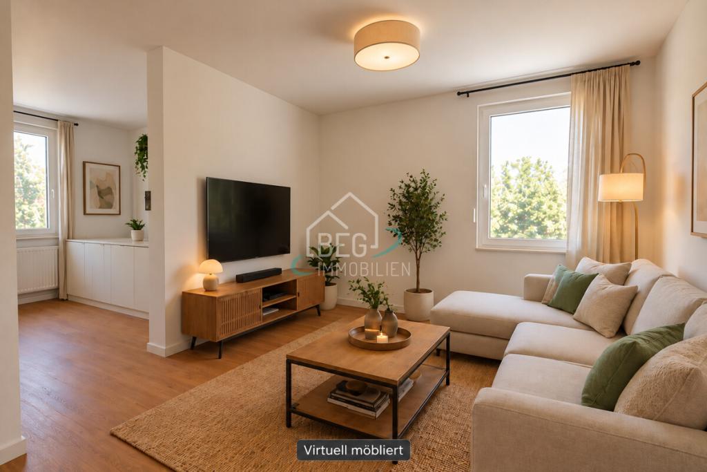 Kernsanierte, voll ausgestattete & voll möblierte 2-Zimmer-Dachgeschosswohnung - Photo 1