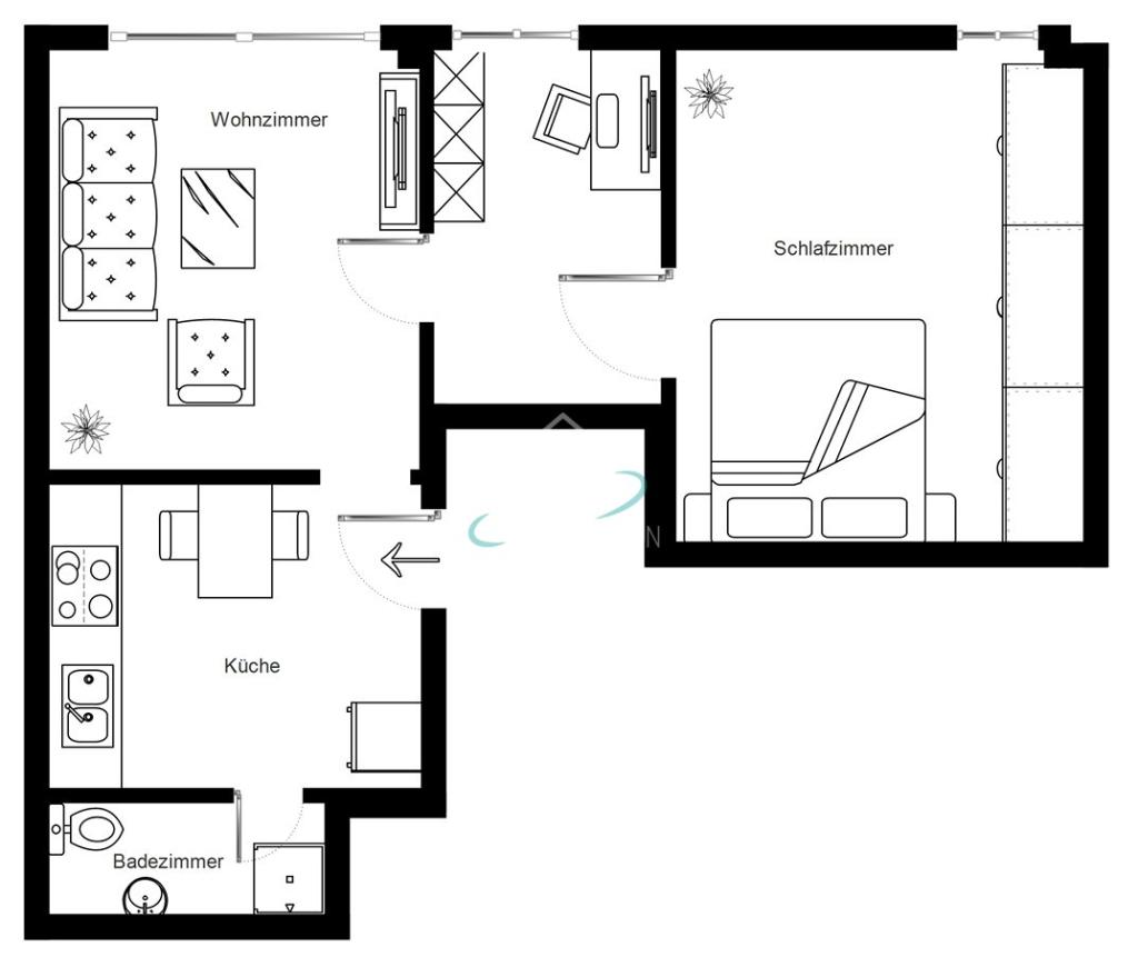 Grundriss EG rechts