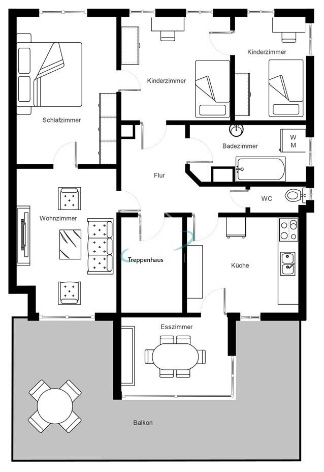 Grundriss 1. OG 
