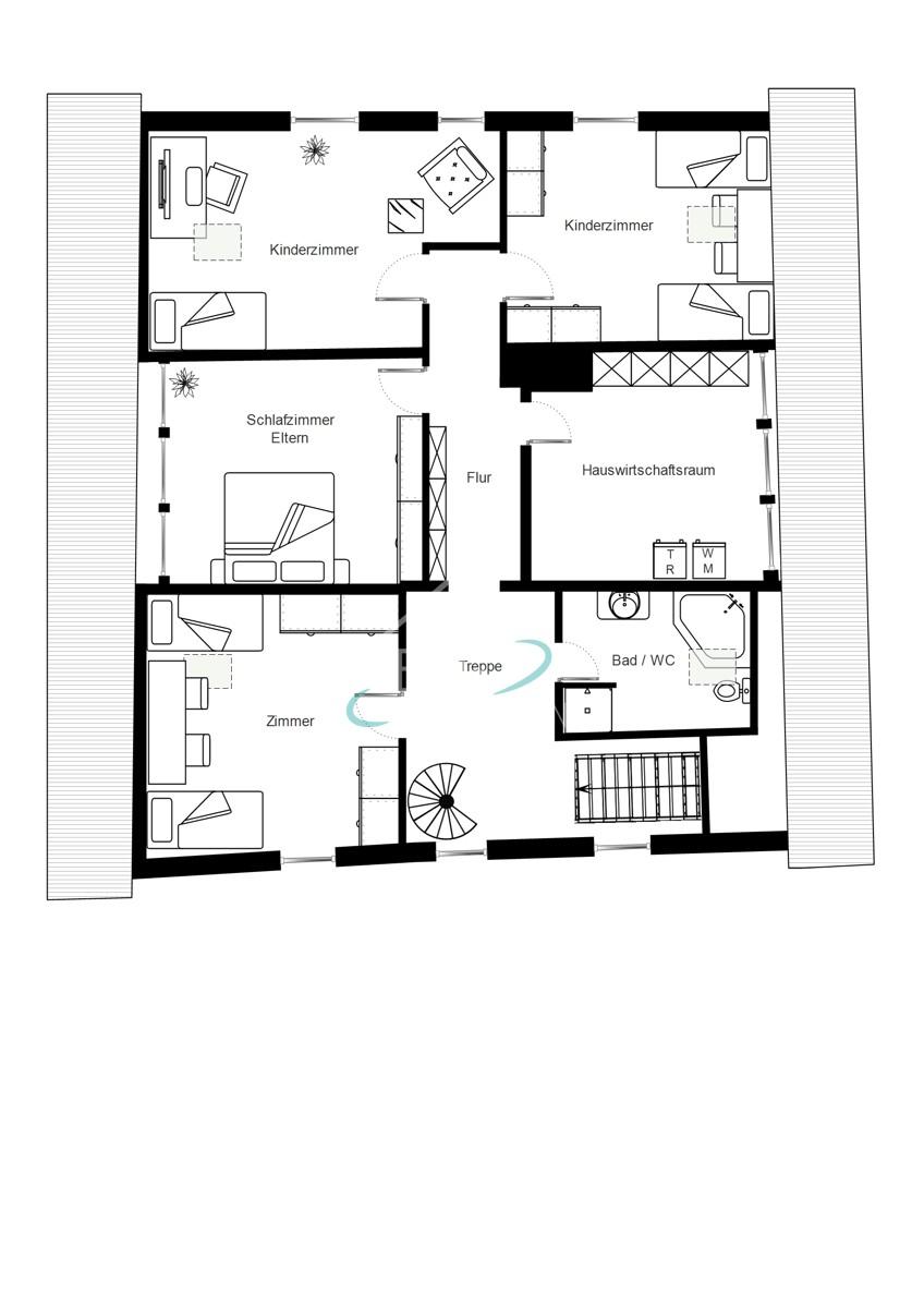 Grundriss Dachgeschoss