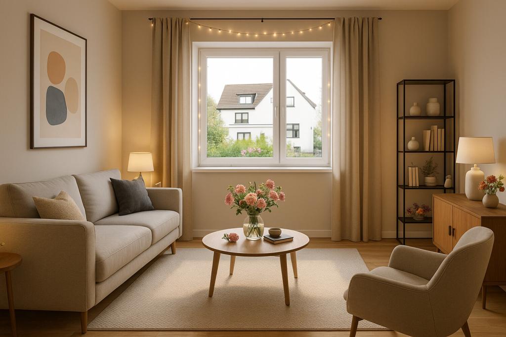 Gestaltungsvorschlag Wohnzimmer