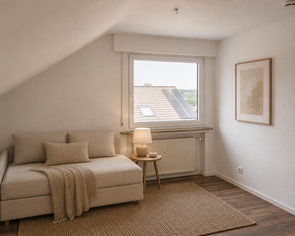 Charmante 3-Zimmer-Dachgeschosswohnung mit Balkon - Foto 3