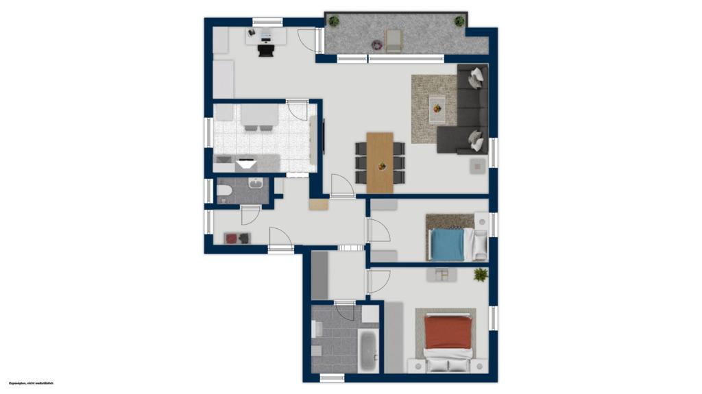 3-Zimmer Wohnung im Zentrum von Ganderkesee - Photo 1