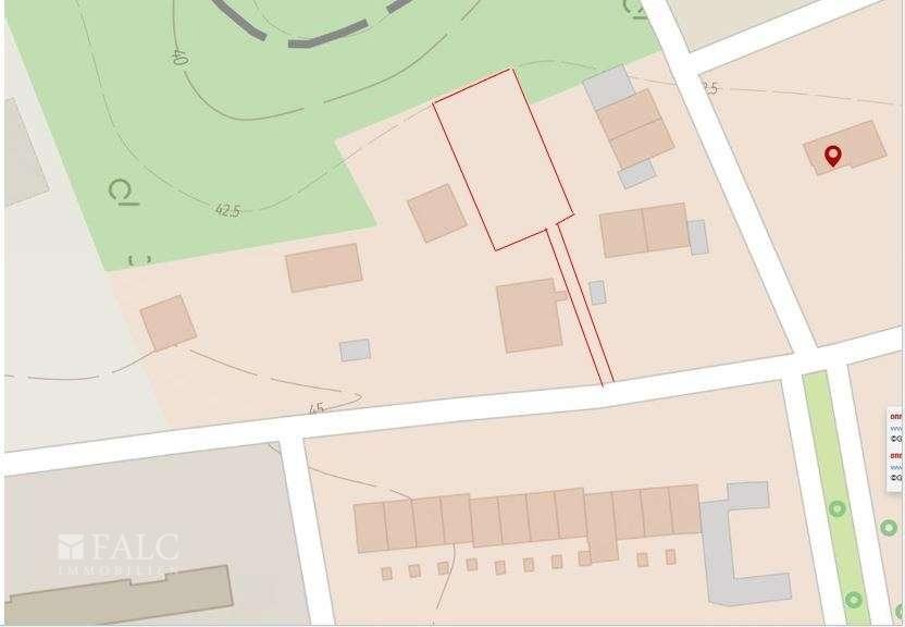 Flurkarte mit eingez. Grundstück_Reinbeker Redder