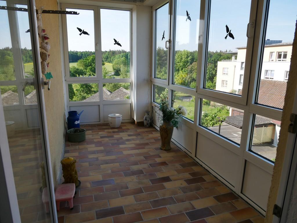 verglaster Balkon im OG