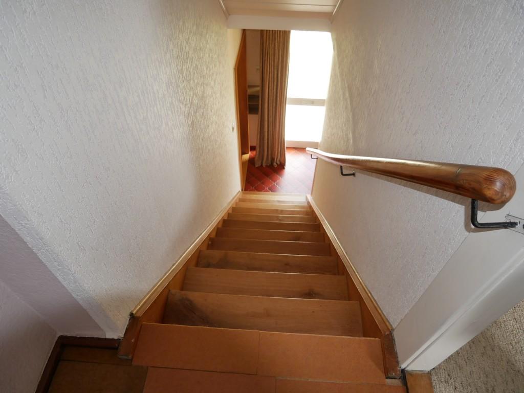 Treppe zum Dachgeschoss