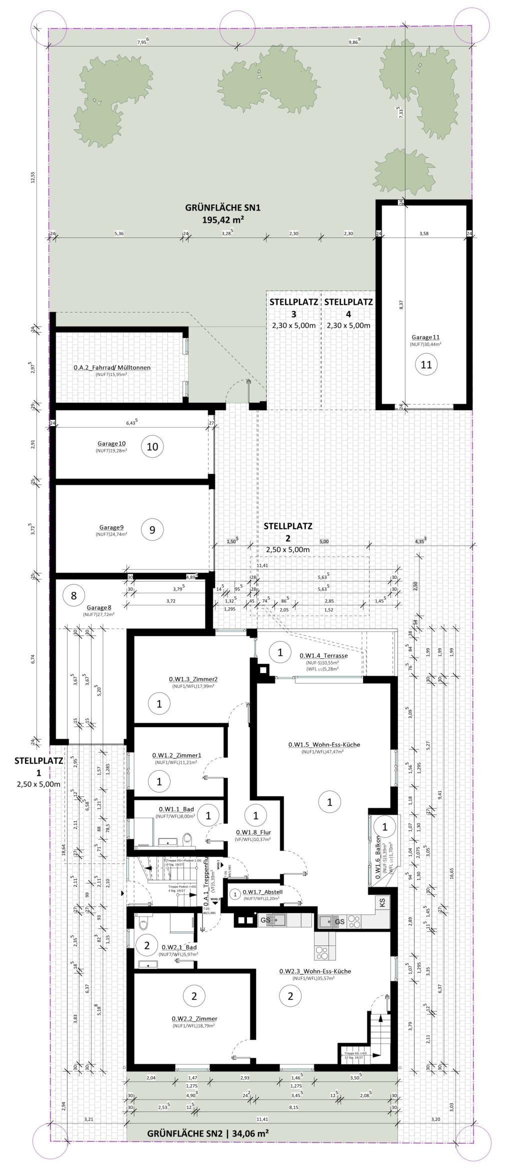 Außenflächenplan