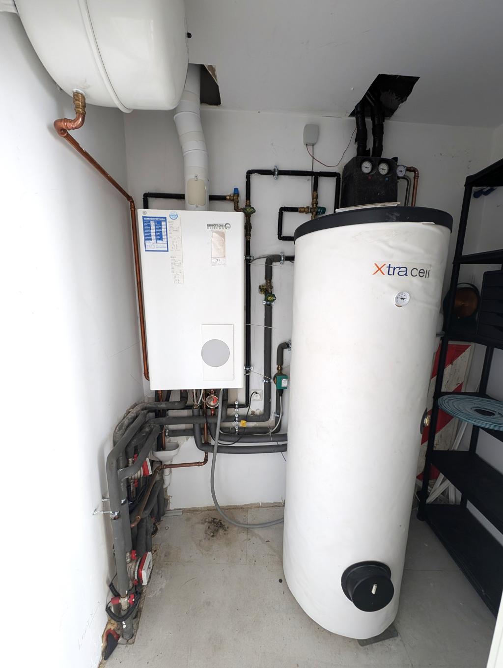 Heizungsanlage im DG