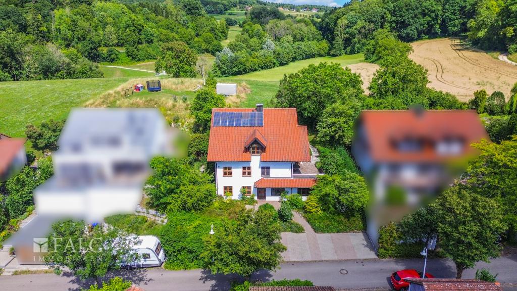 Luftaufnahme _ Grundstück in idyllischer Lage am Waldrand