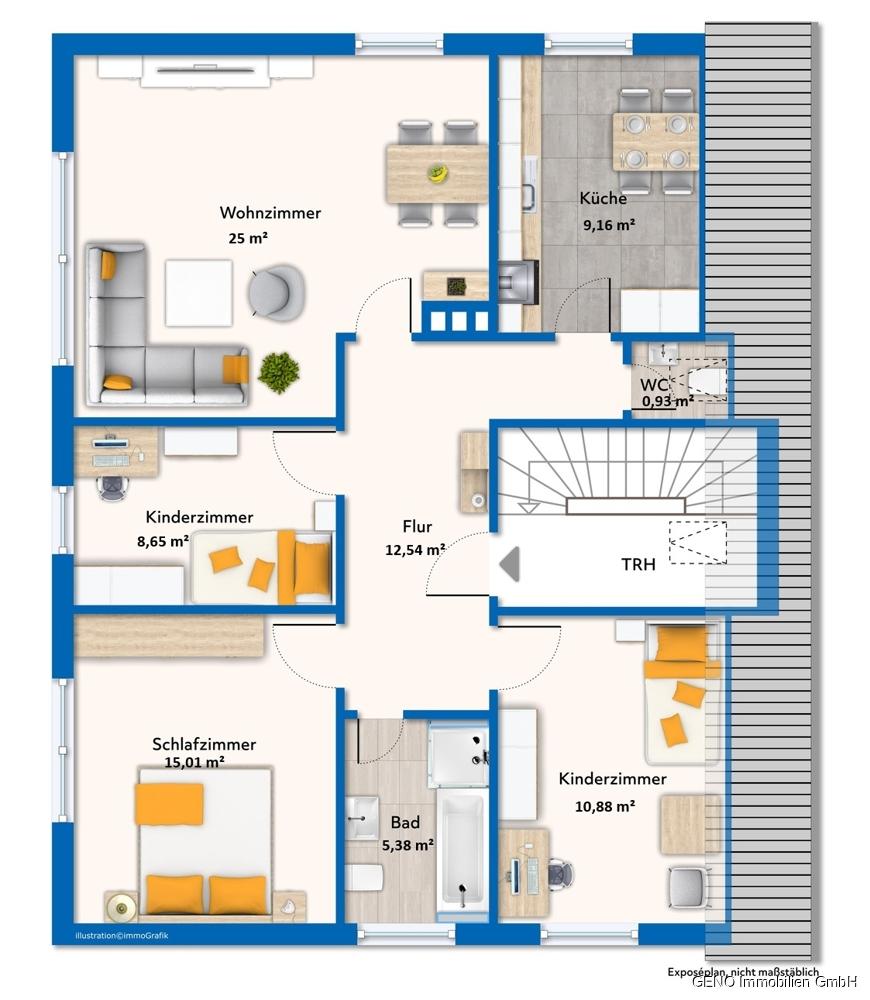 Grundriss Dachgeschoss
