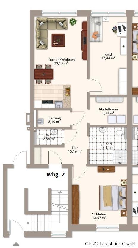 neuwertige Erdgeschosswohnung zu vermieten - Foto 5