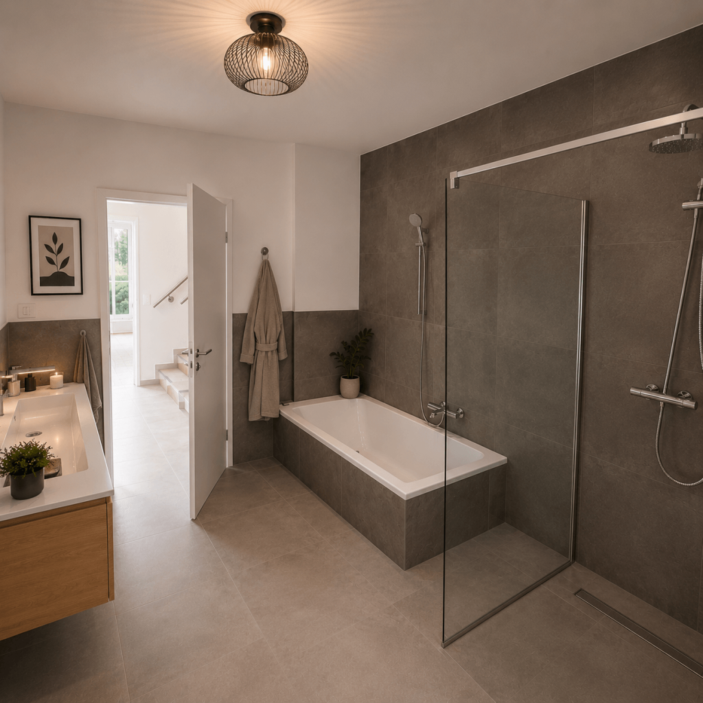 Moderne KfW-55-Eck-Doppelhaushälfte mit kleinem Garten – 184 m² Wohnfläche - Photo 3