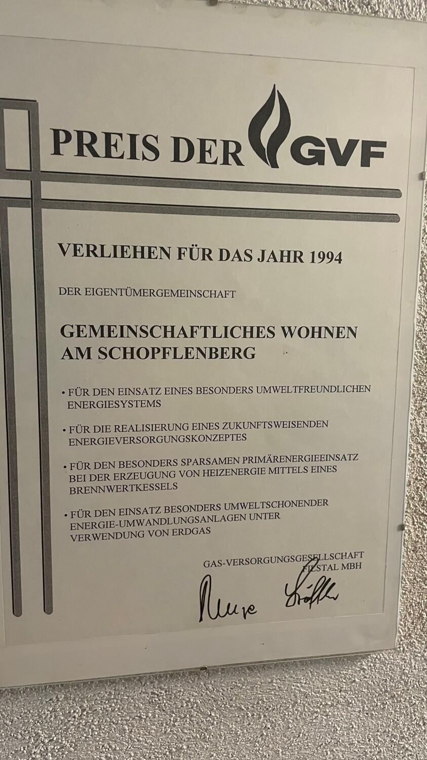 Preis der GVF