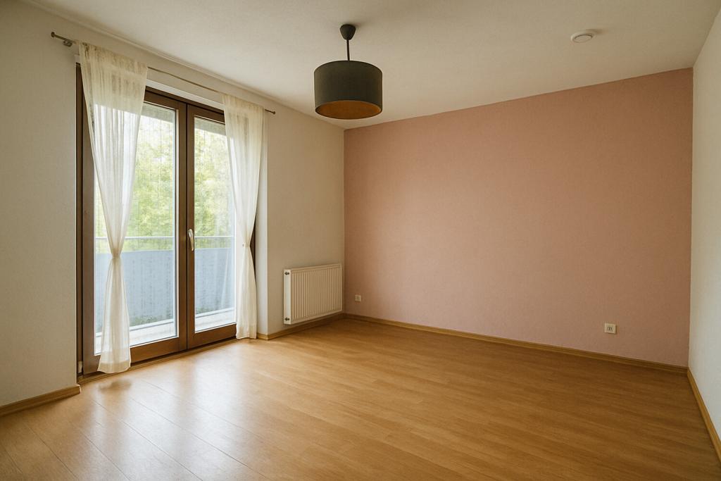 Schlafzimmer mit KI geleert