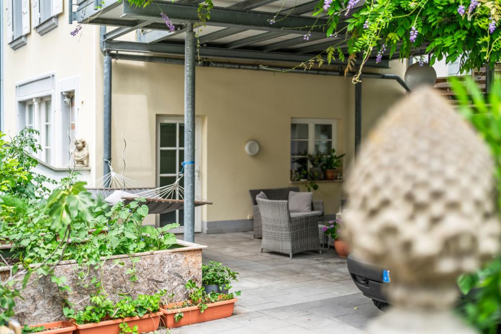Eine weitere großzügige Terrasse im Erdgeschoss