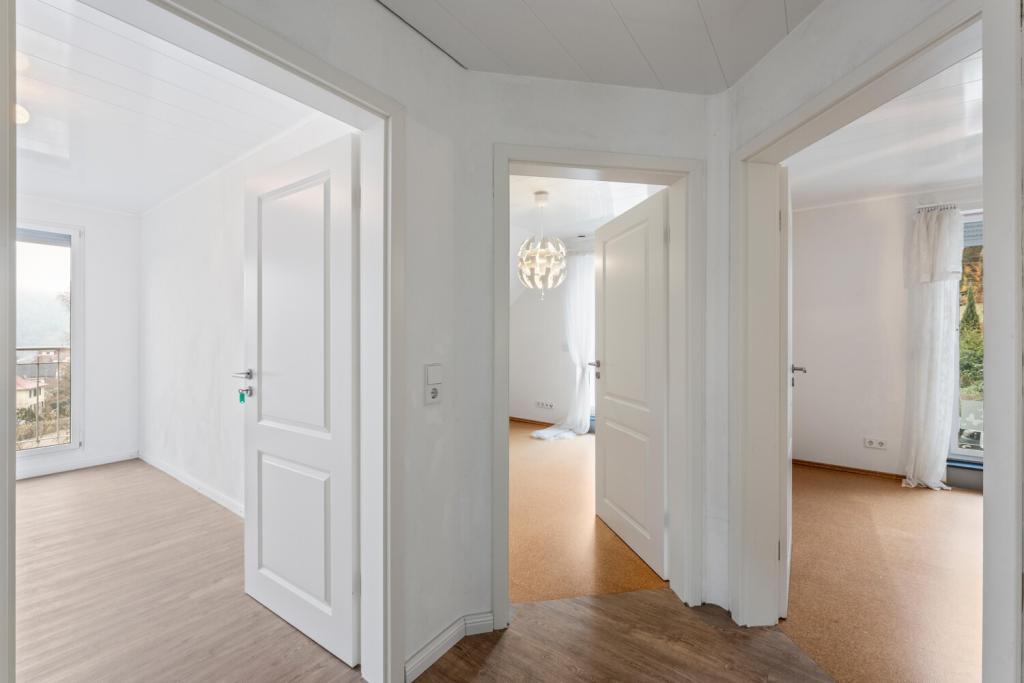 Drei Schlafzimmer im Dachgeschoss