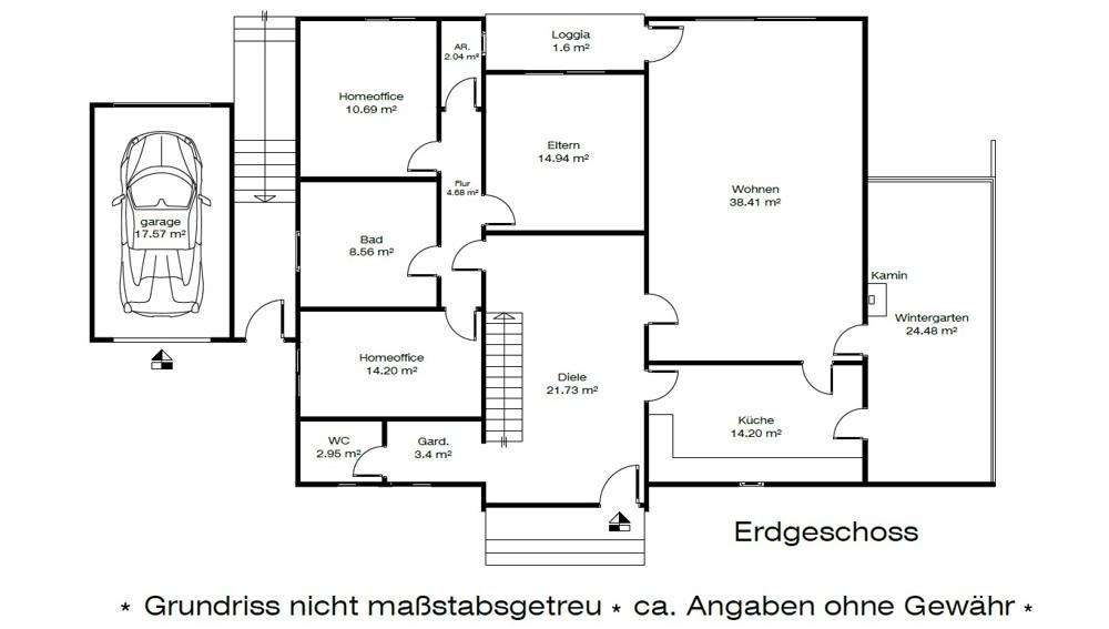 Grundriss Erdgeschoss