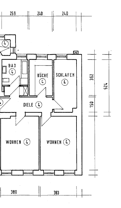 Schicke 3-Raumwohnung, Küche und Badezimmer mit Taglicht - Photo 1