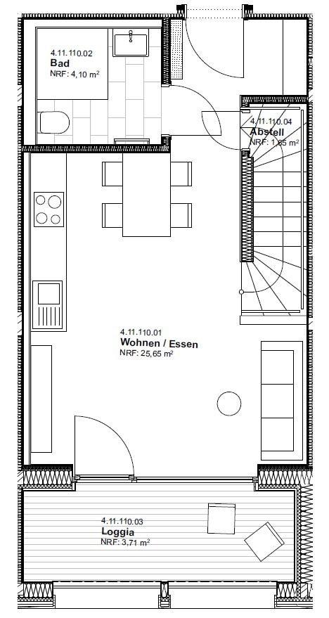 Grundriss 1.Obergeschoss