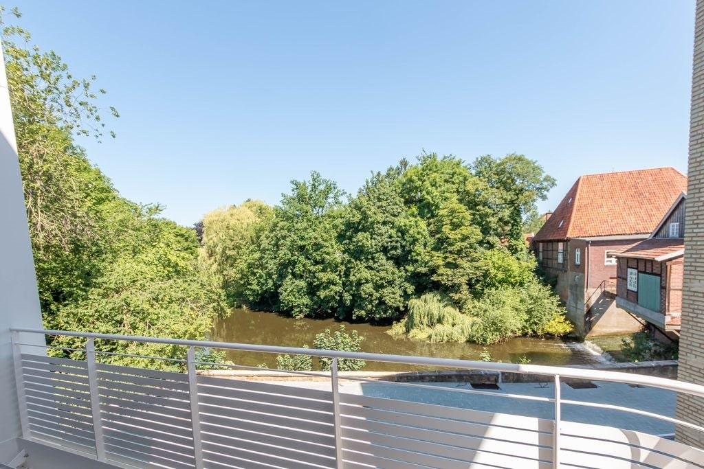 Blick vom Balkon
