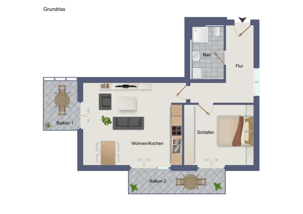 Exklusive 2-Zimmer-Wohnung im Zentrum von Bad Bentheim zu vermieten! - Foto 2