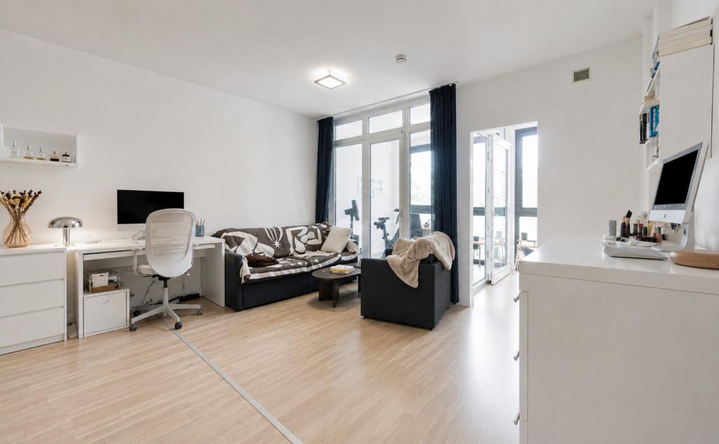 Voll möblierte, moderne 1,5-Zimmer-Wohnung mit Wintergarten in Bogenhausen - Photo 1